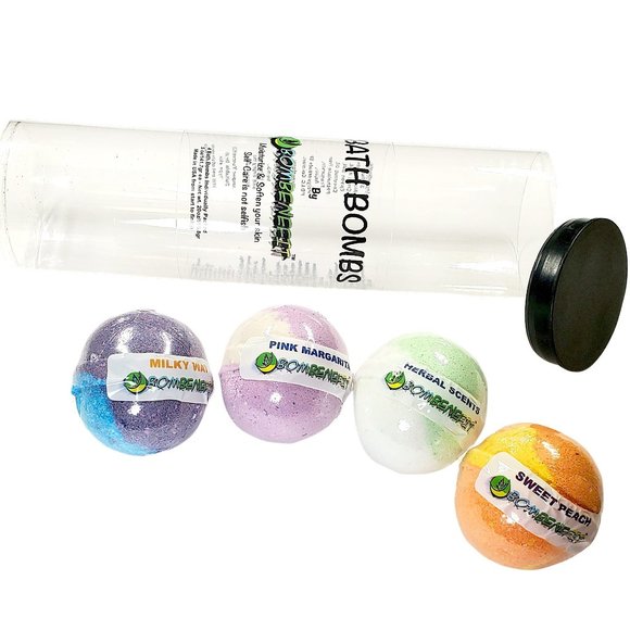 Bath Bombs Set of 4 - Epson Salt Essential Oils 5oz each made 100% in USA - Picture 3 of 6